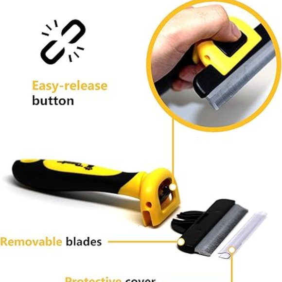 'THUNDER-PAWS' DOG PROFESSIONAL DESHEDDING TOOL COMPLETE GROOMING SYSTEM - Picture 9 of 16